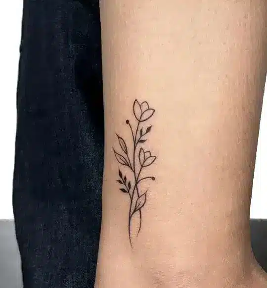 Delicate Ankle Bloom